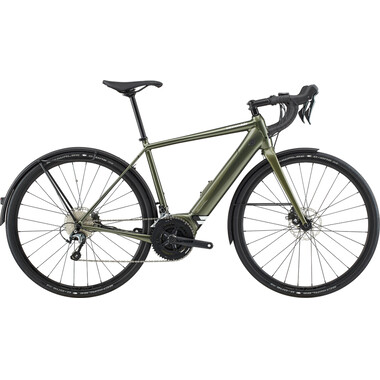 Bicicleta de carrera eléctrica CANNONDALE SYNAPSE NEO EQ Shimano Tiagra Mix 34/50 Verde 2020 0